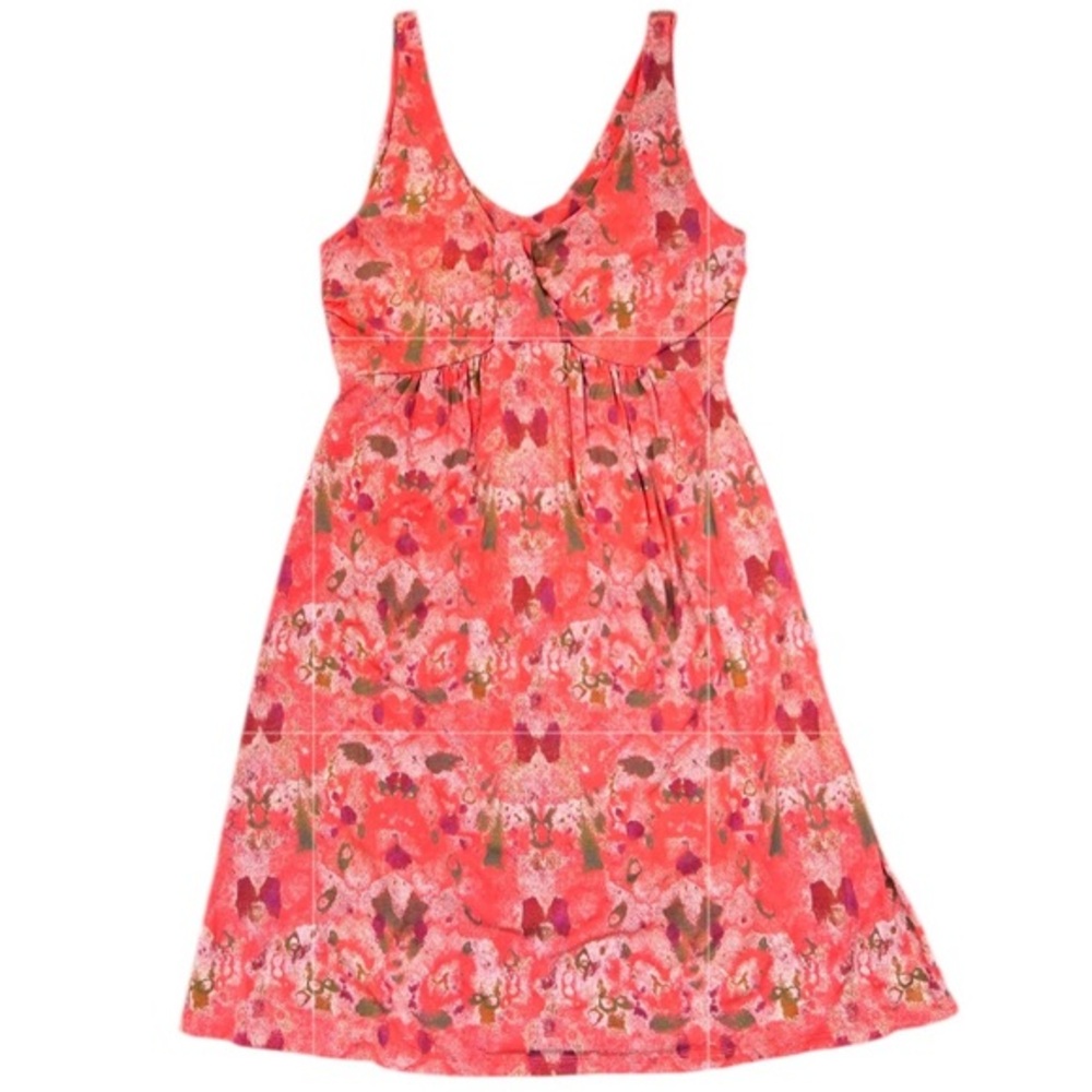 Fresh Produce - ‘Patterned- red/orange’ dress SZ:S Previously loved❤️ Firm!